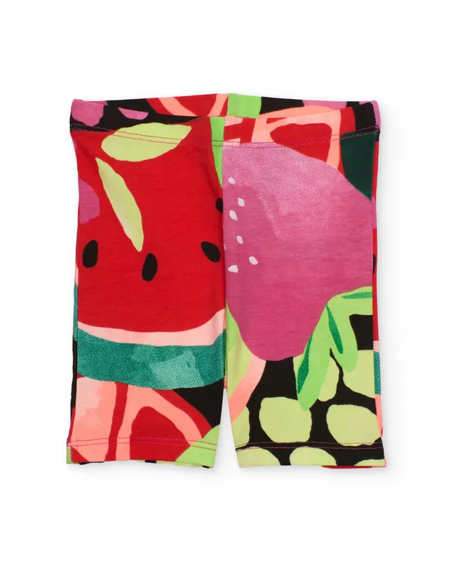 TucTuc Leggings bambina maglia multicolore stampa frutta