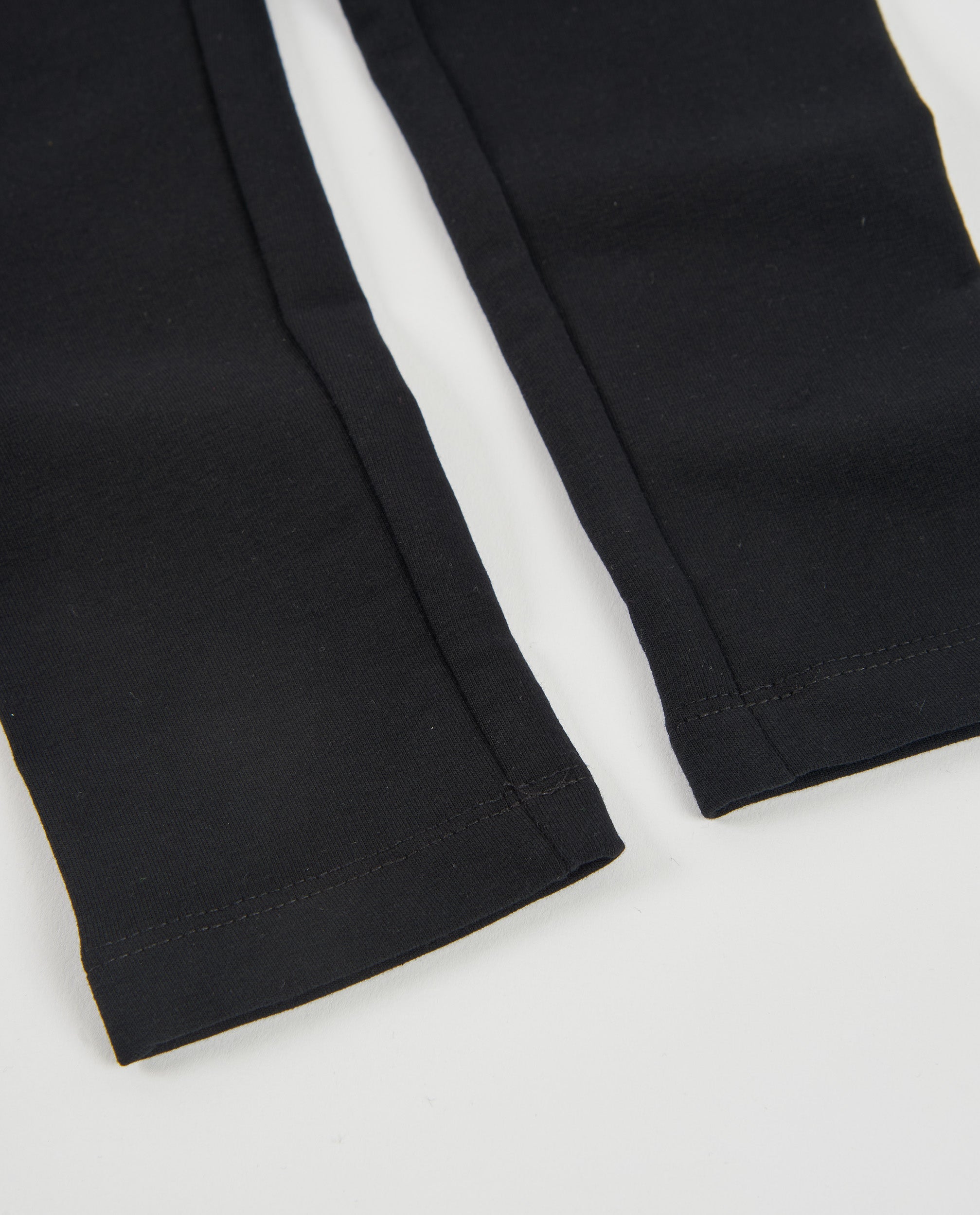 TucTuc Leggings felpa bambina nero 4A elasticizzati