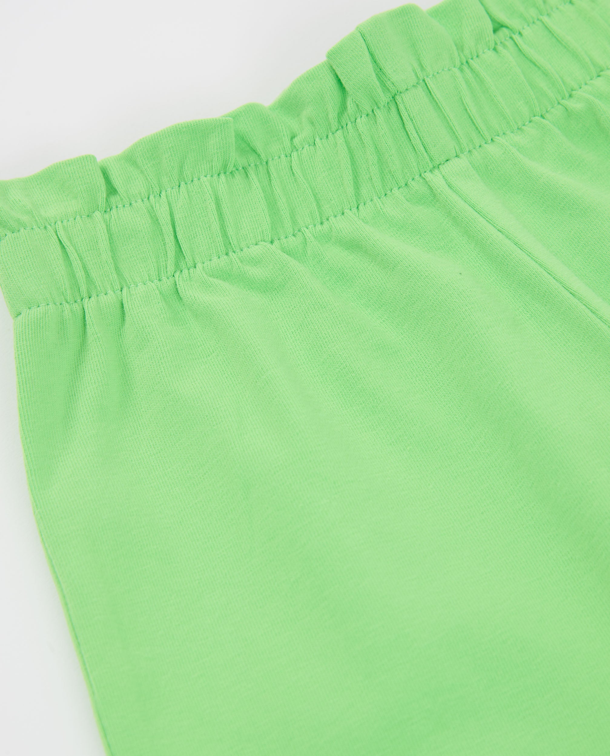 TucTuc Bermuda short bambina verde vita elastica