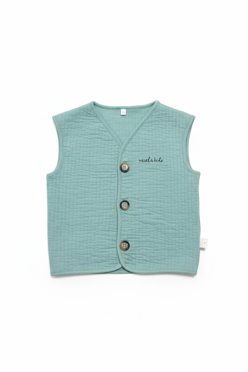 Miela Kids gilet cane cotone trapuntato 3-4 anni mezza stagione