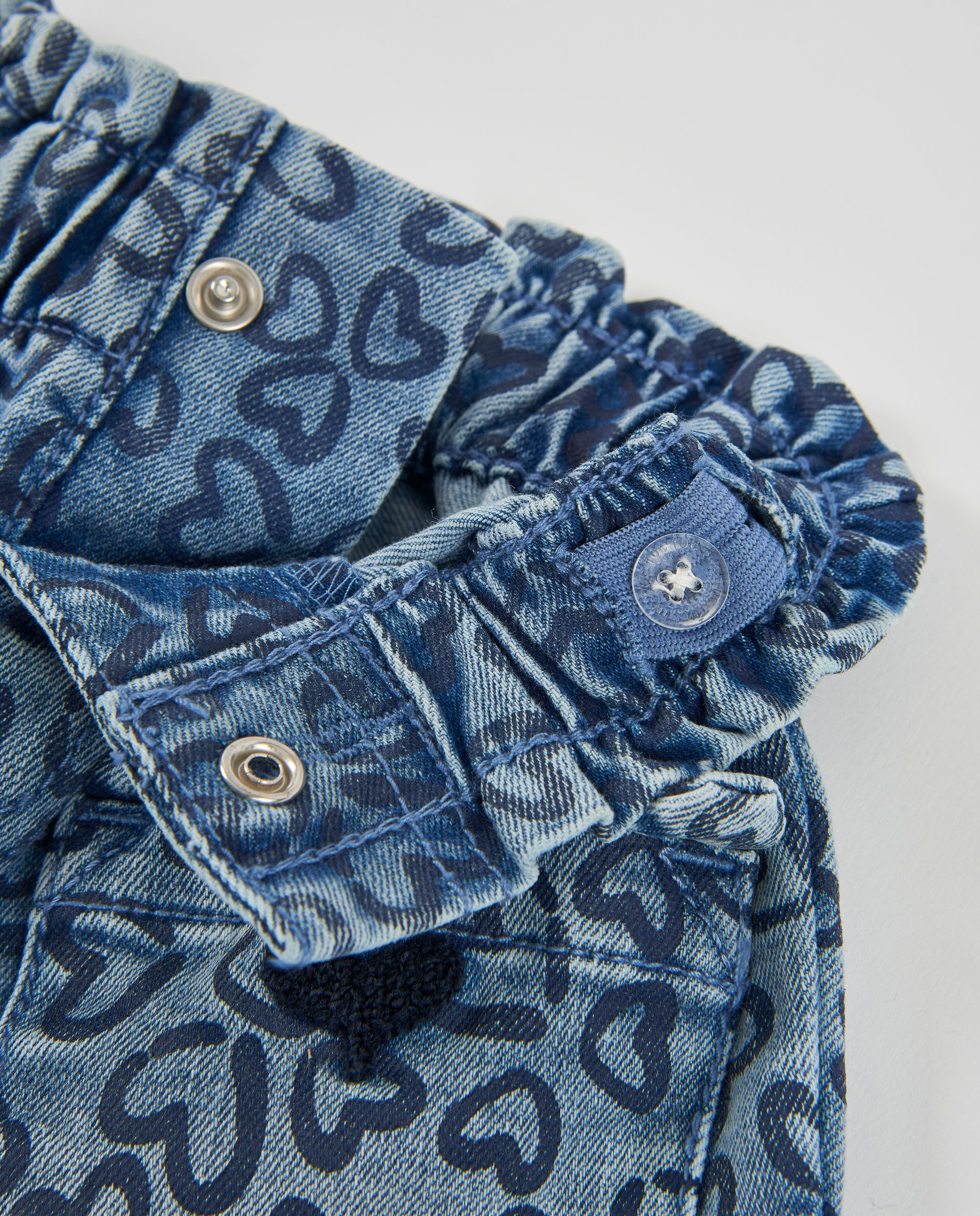 TucTuc Pantaloni Jeans cuori bambina denim 4A