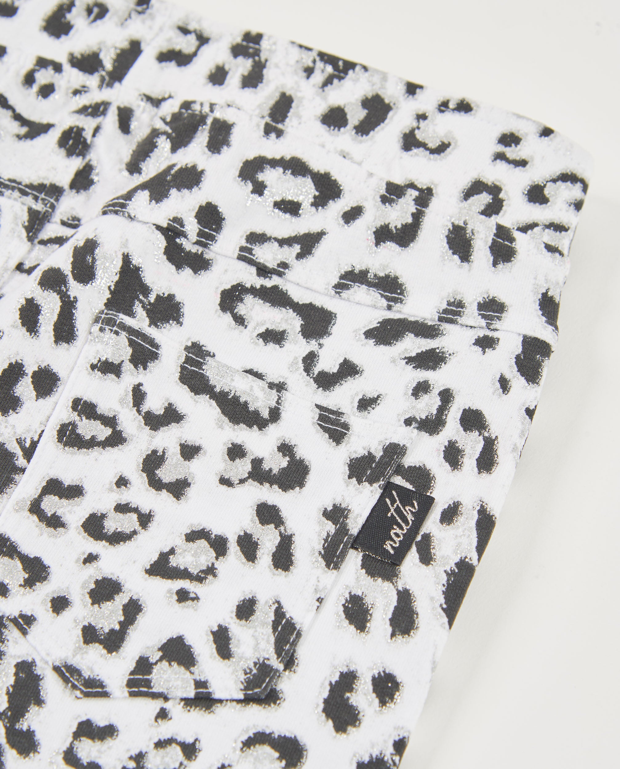 TucTuc Bermuda shorts bambina bianco stampa animalier