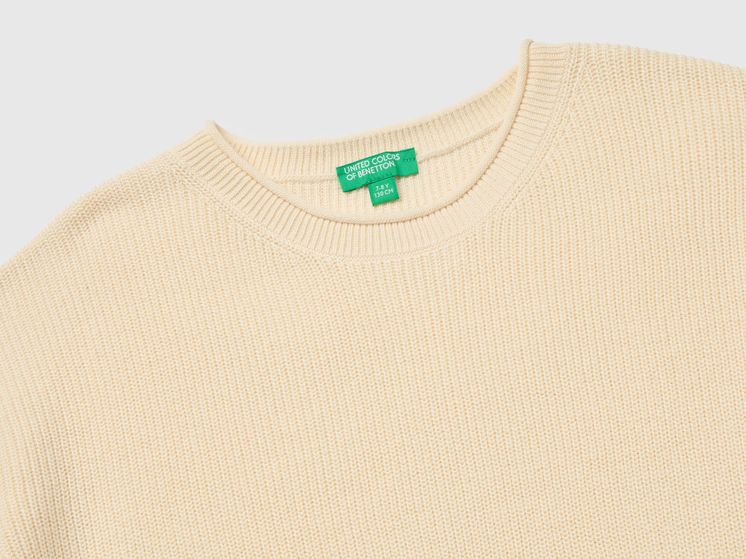 United Colors of Benetton Maglione Girocollo 100% Cotone Lavabile