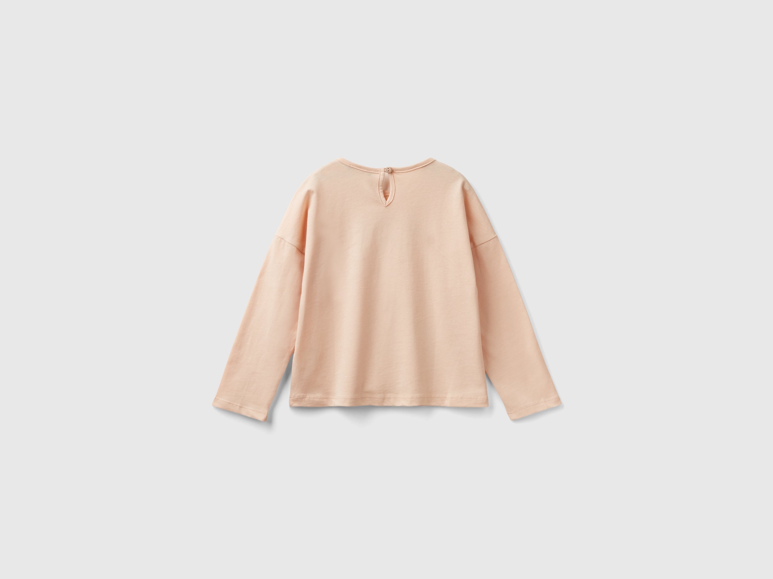 United Colors of Benetton Maglietta gattino cotone bio bambina