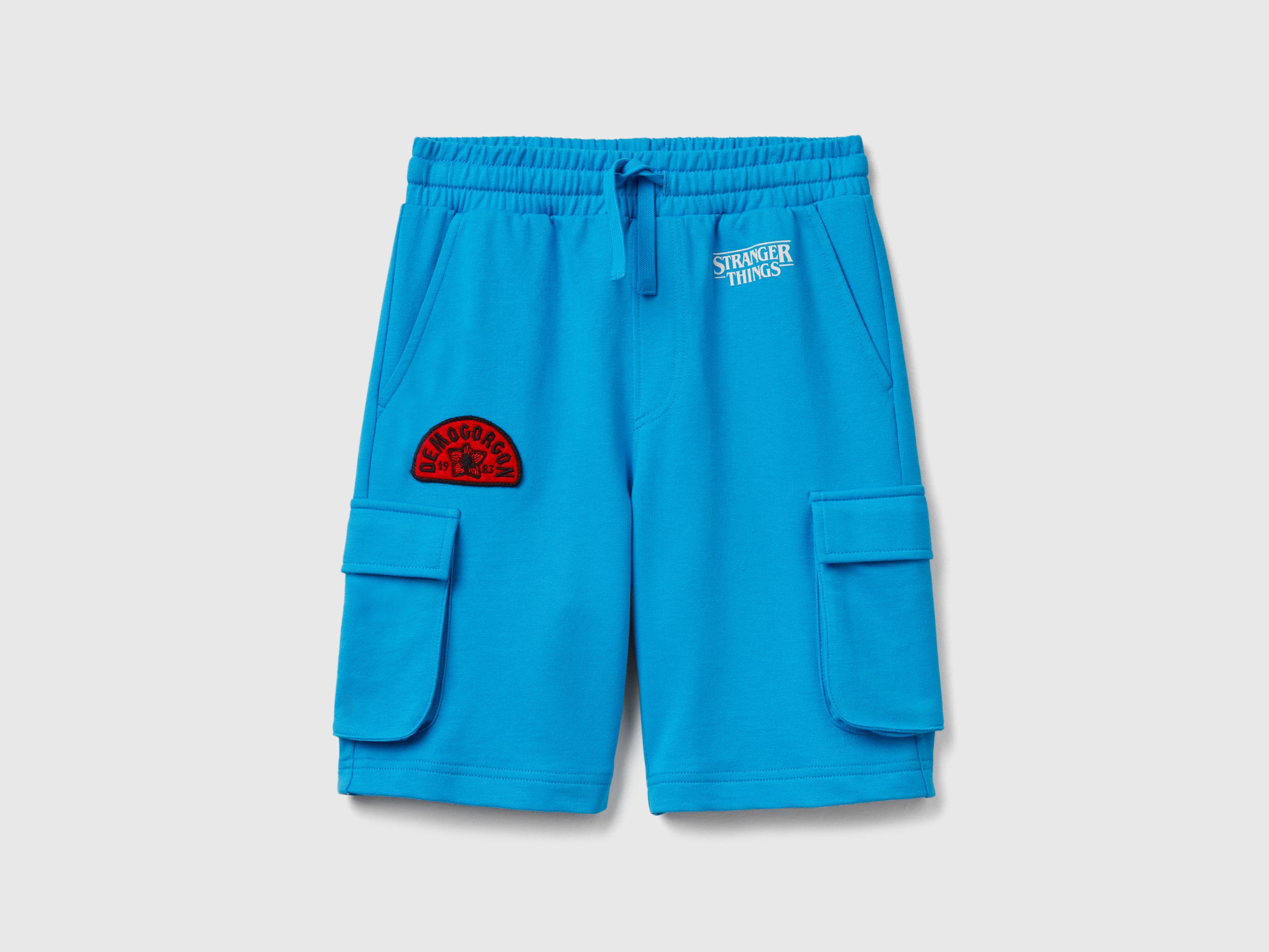 United Colors of Benetton Trousers cargo Stranger Things cotone taglia L