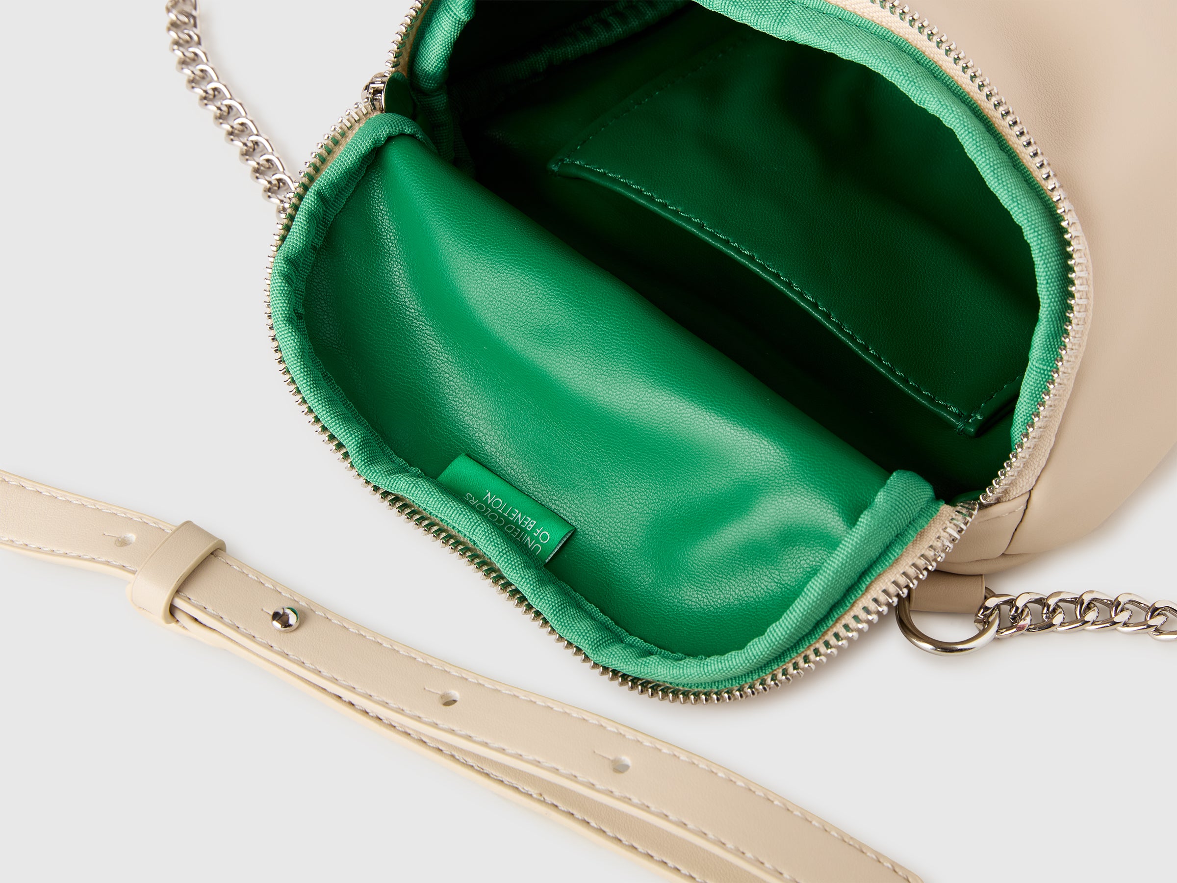 United Colors of Benetton Borsa White Cloud tracolla OS