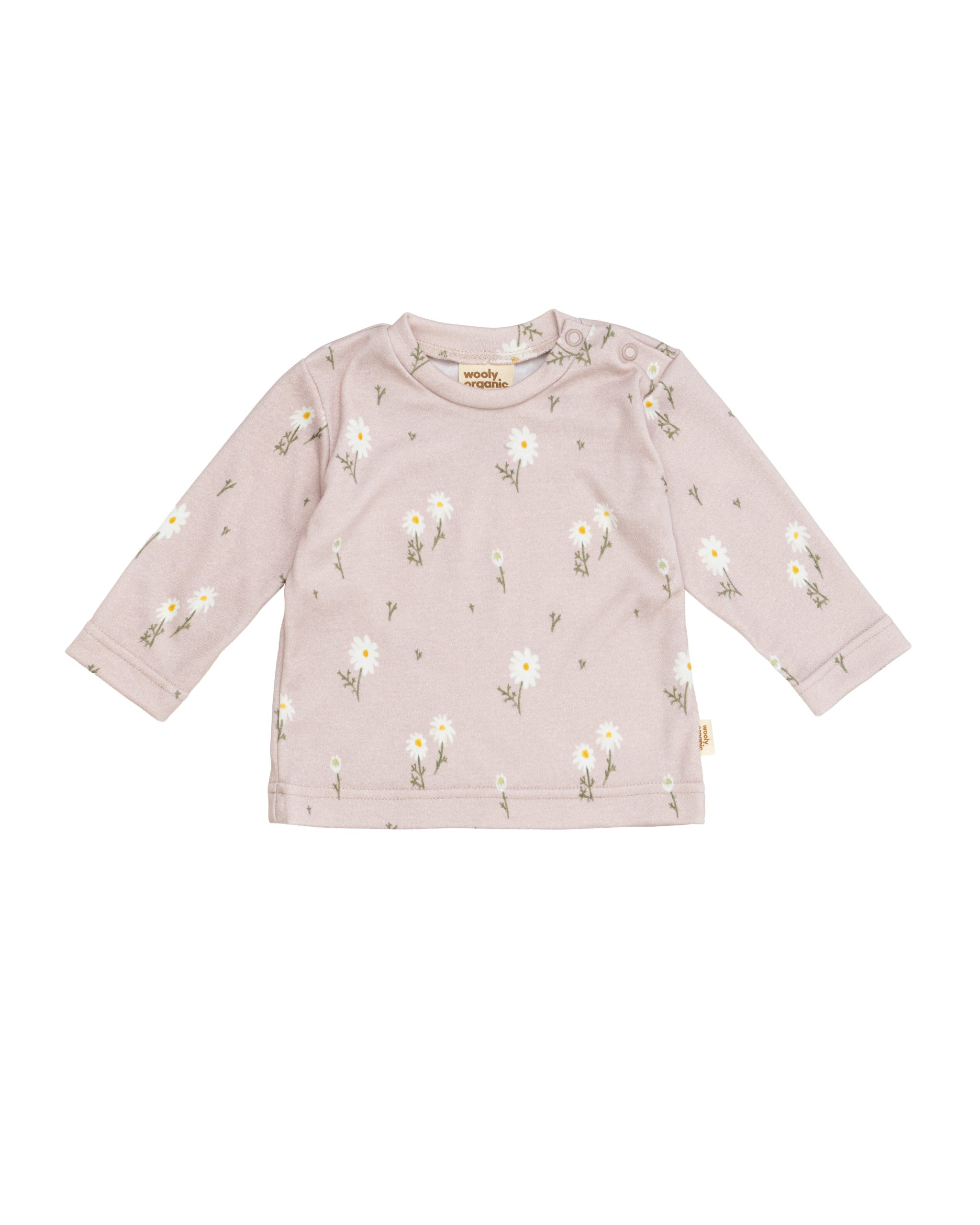 Woolly Organic Baby maglietta interlock bottoni cotone bio