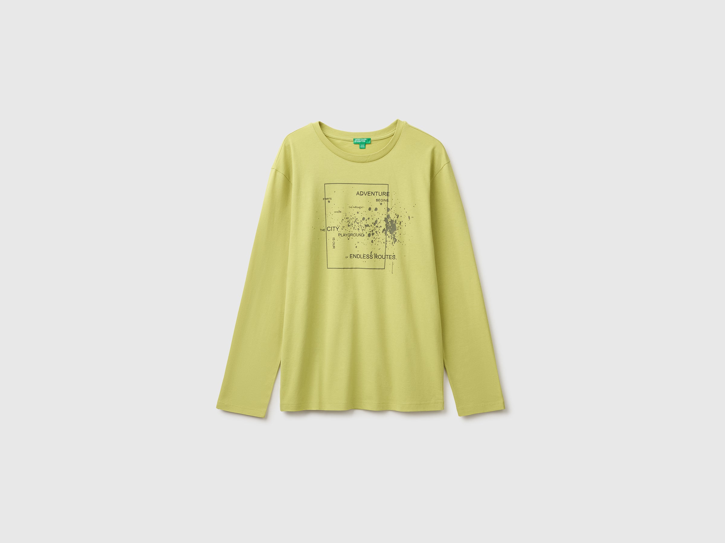United Colors of Benetton t-shirt cotone bio stampata taglia S-XXXL