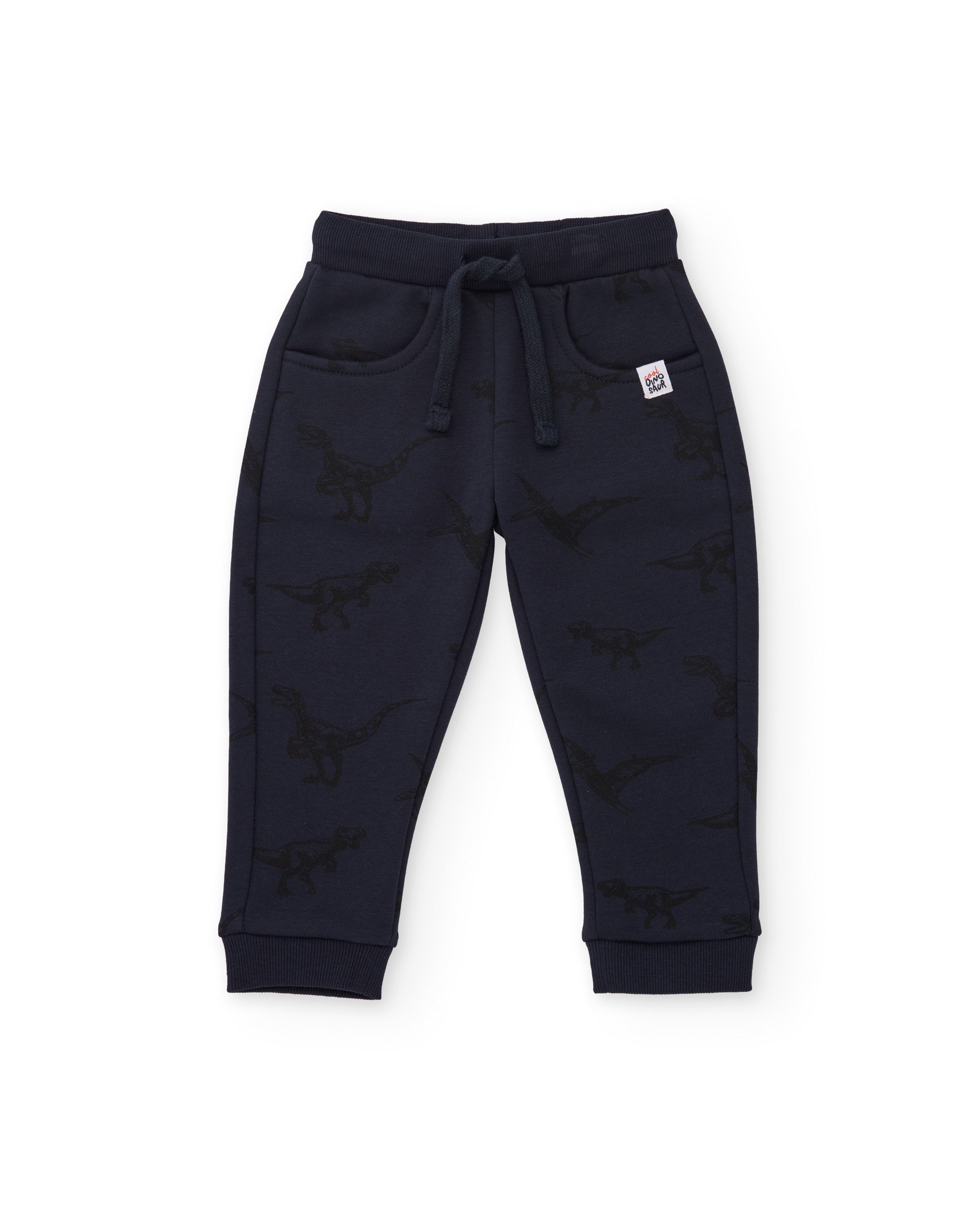 TucTuc Pantaloni Pantaloni Bimbo Blu Navy Dinosauro