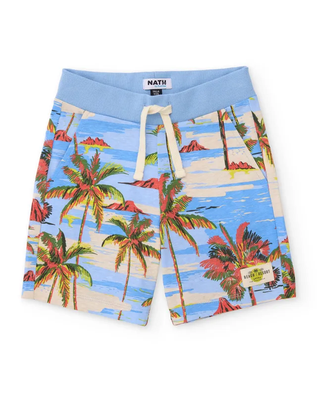 TucTuc Bermuda bermuda bambino blu stampa palme