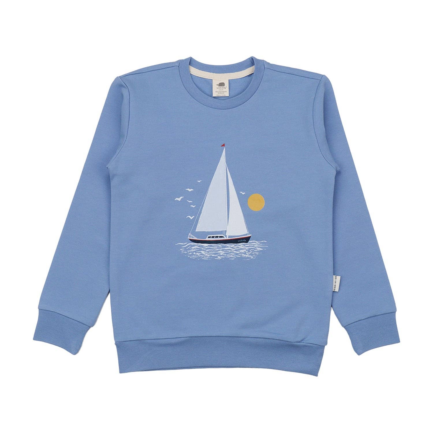 Walkiddy felpa Barchetta cotone biologico bambini