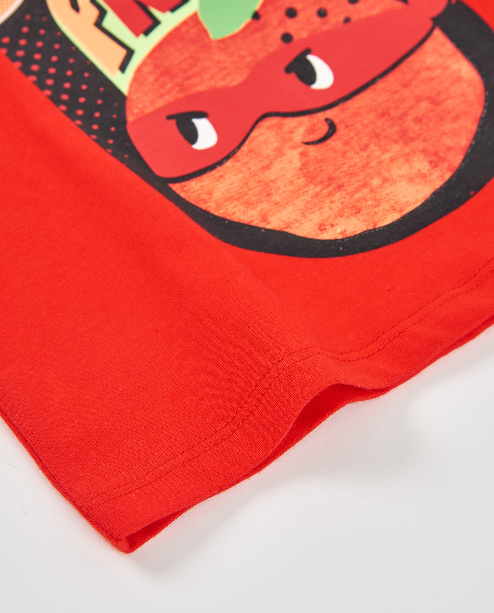 TucTuc Magliette maglia bimbo rossa Super Fruit cotone