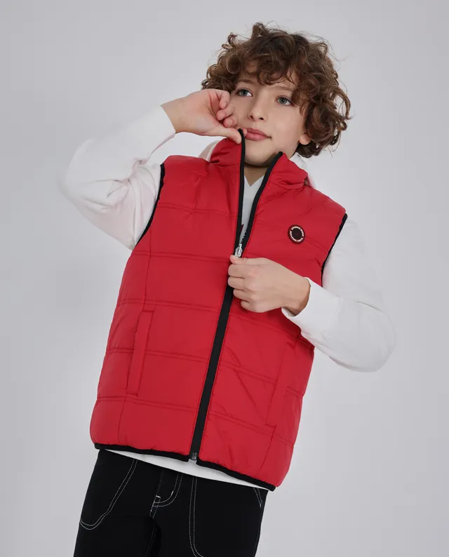 TucTuc Cappotti Gilet Bambino Reversibile Nero 3A smanicato