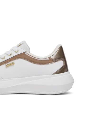Liu Jo Sneakers Pelle Lettering 35 EU suola bold 5,5 cm