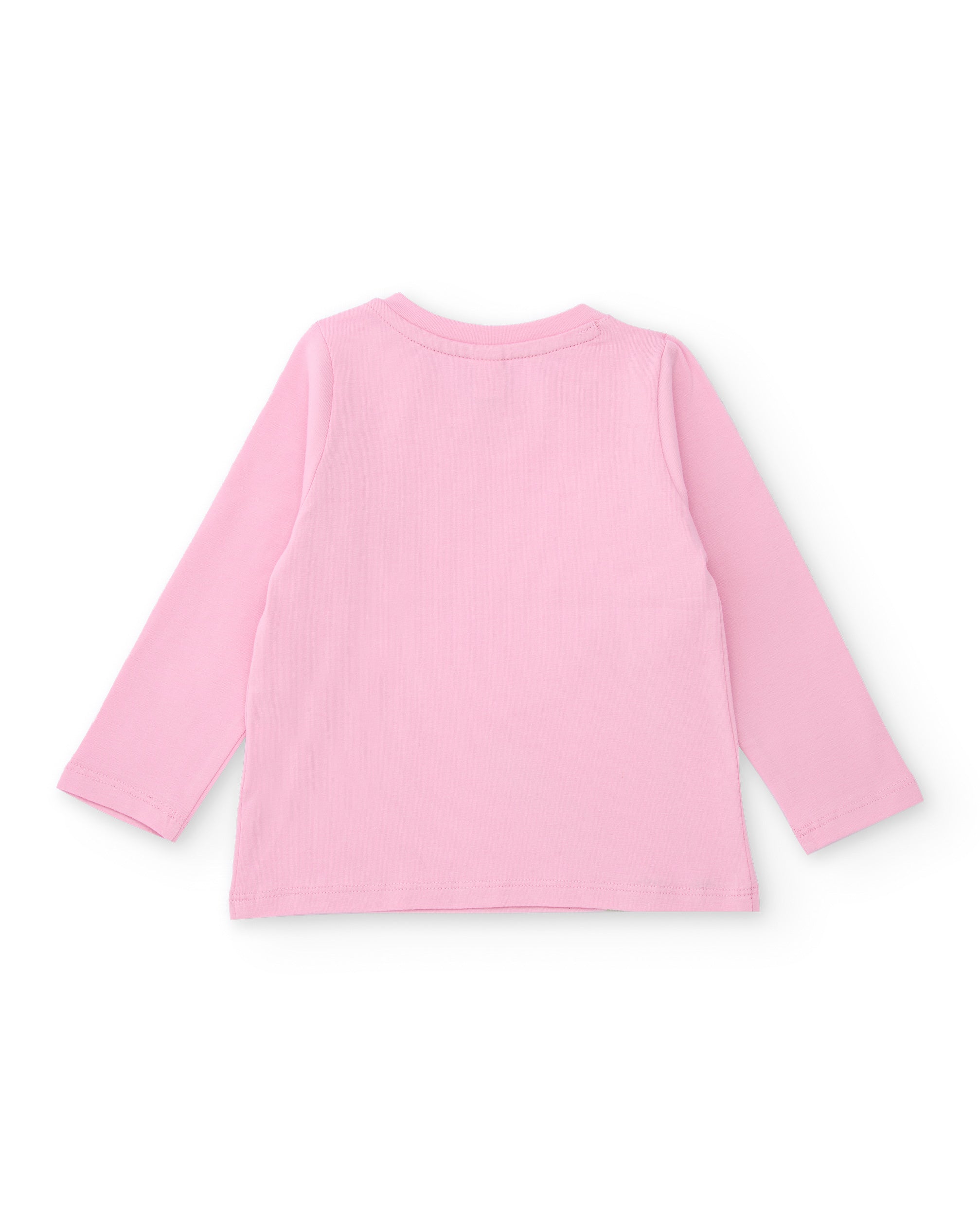 TucTuc Magliette T-shirt bambina rosa maglia fiori brillanti