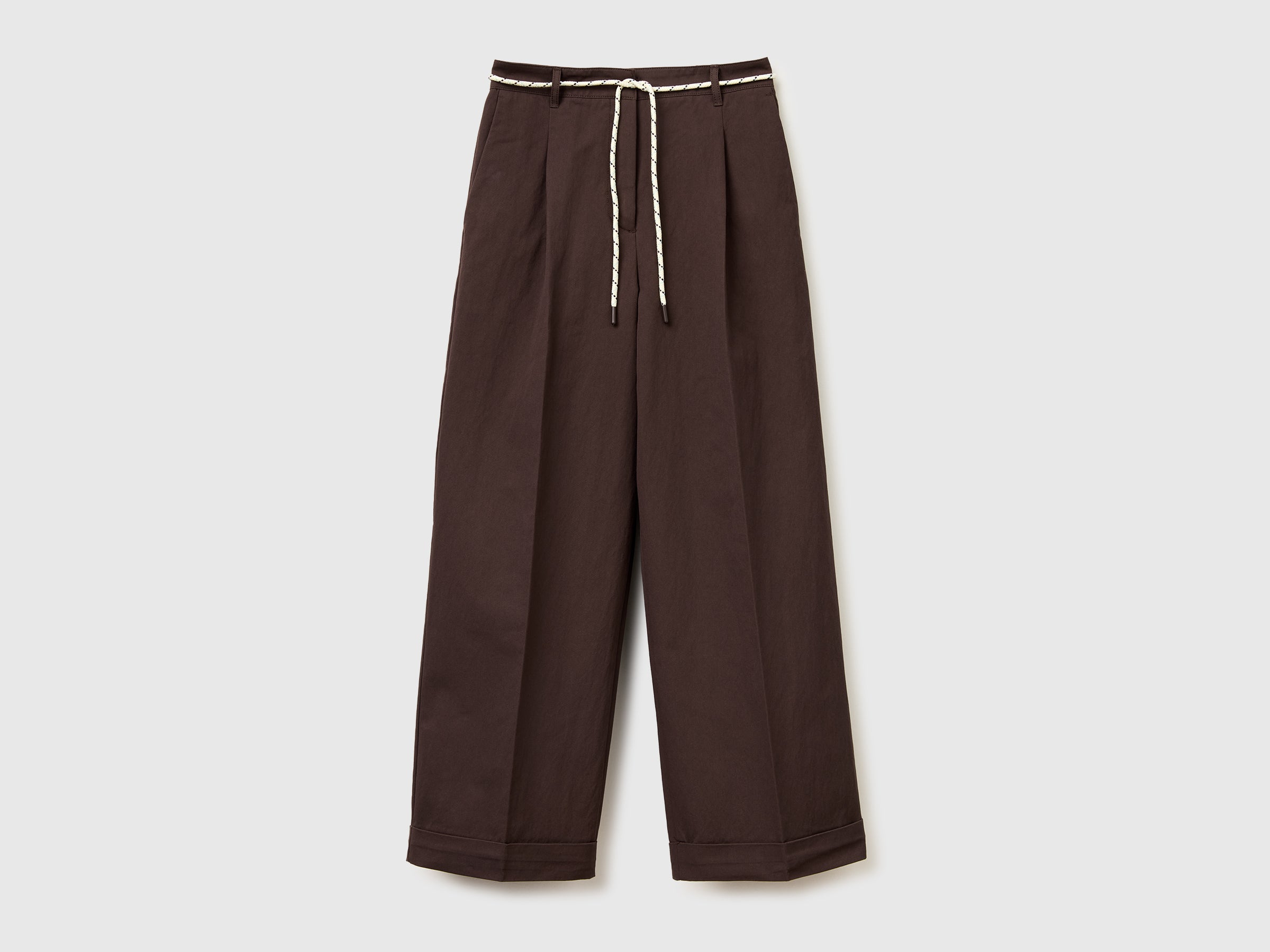 United Colors of Benetton Trousers pantaloni coulisse cotone donna