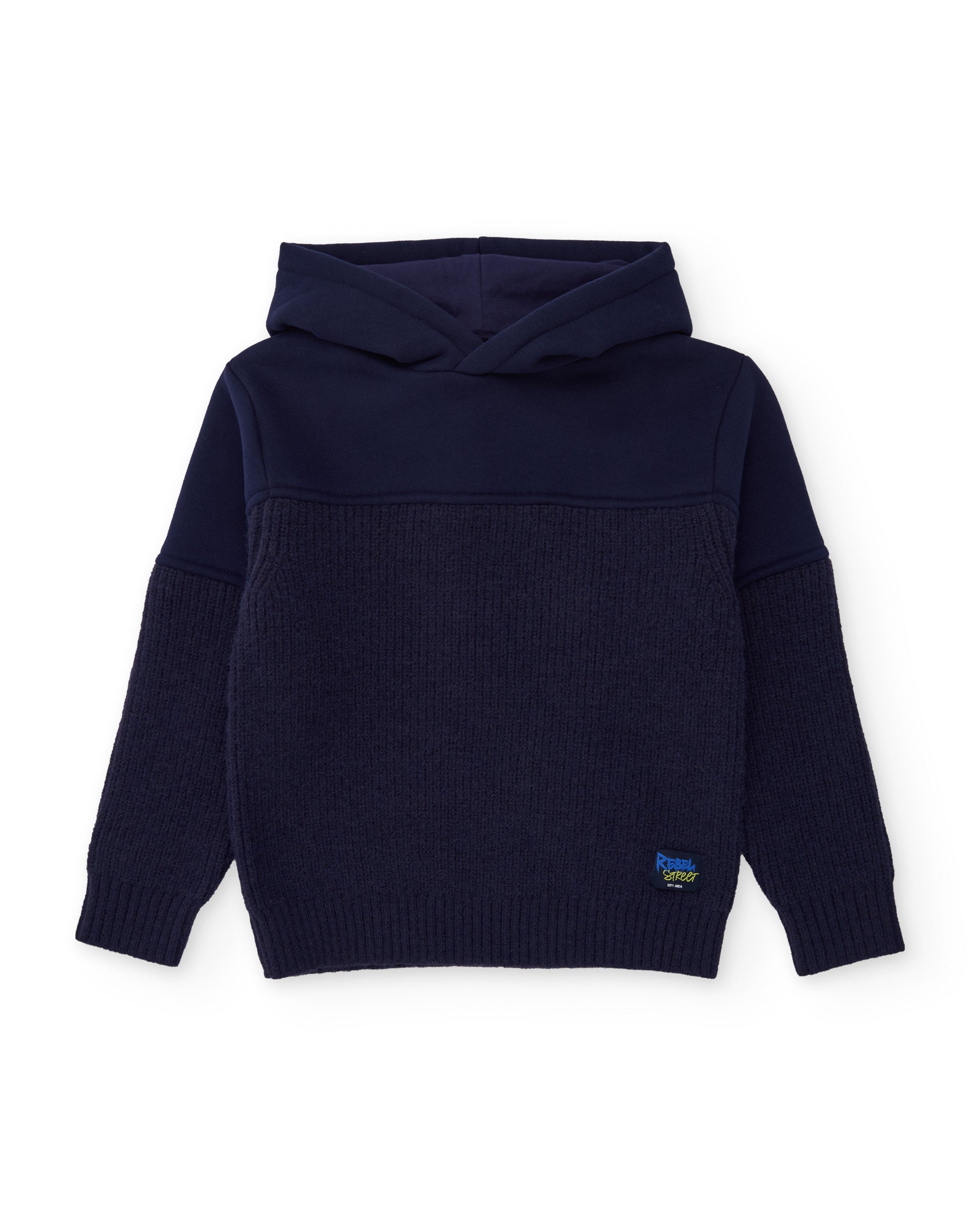 TucTuc Maglioni Maglione bambino cappuccio blu navy