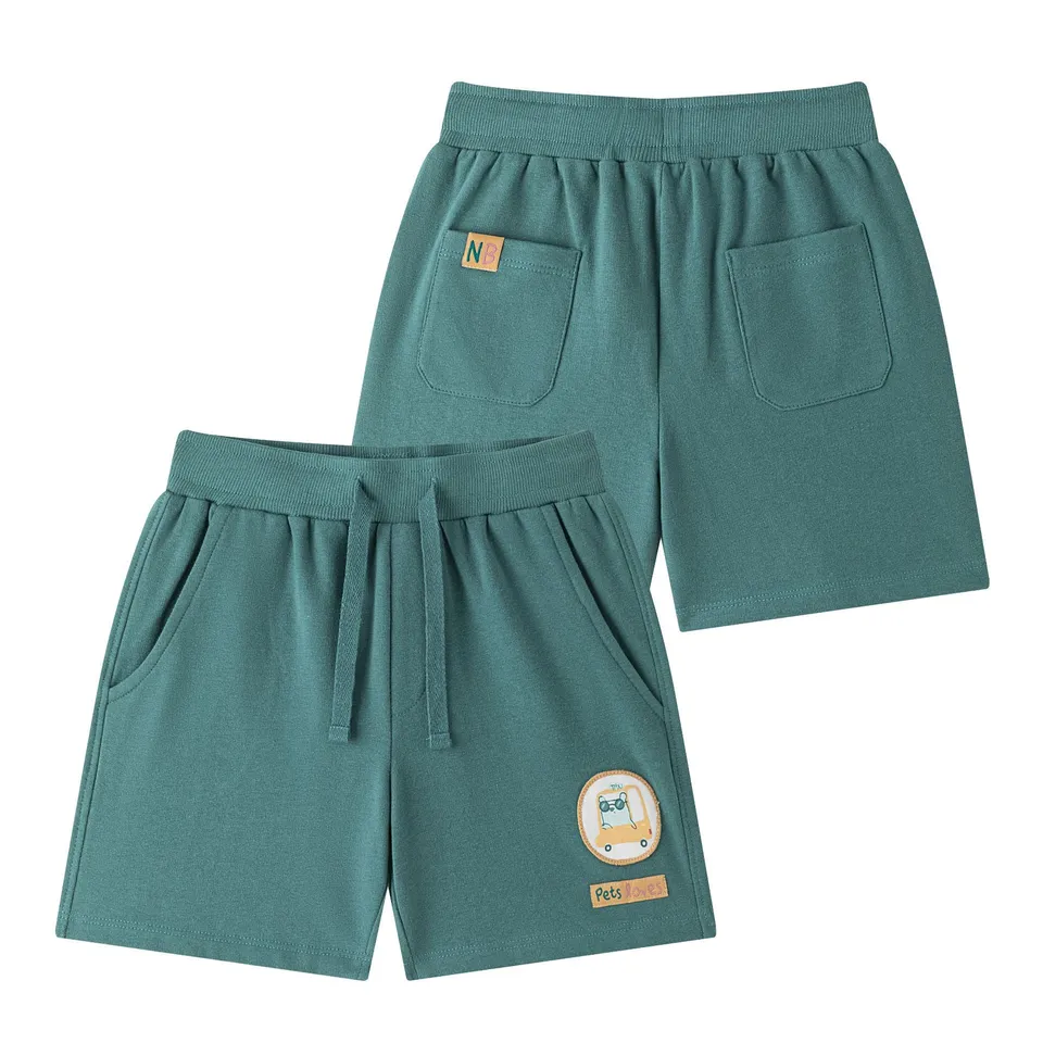Kocarcia Short bimbo cotone verde acqua 2 anni 92 cm