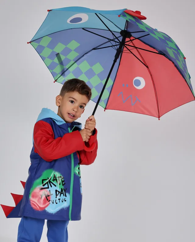 TucTuc Accessori ombrello automatico dinosauri blu taglia U