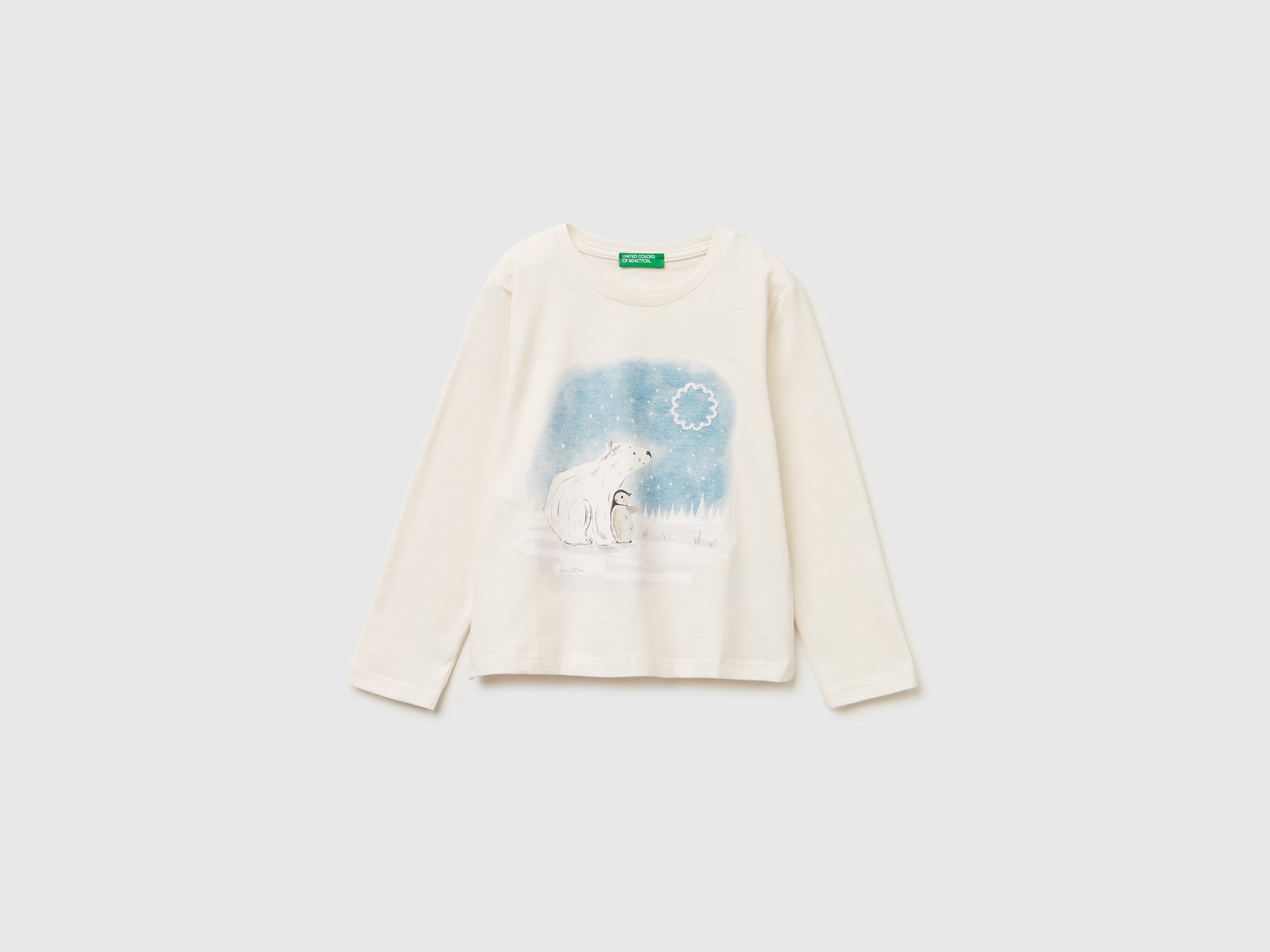 United Colors of Benetton T-Shirts t-shirt cotone bio stampa