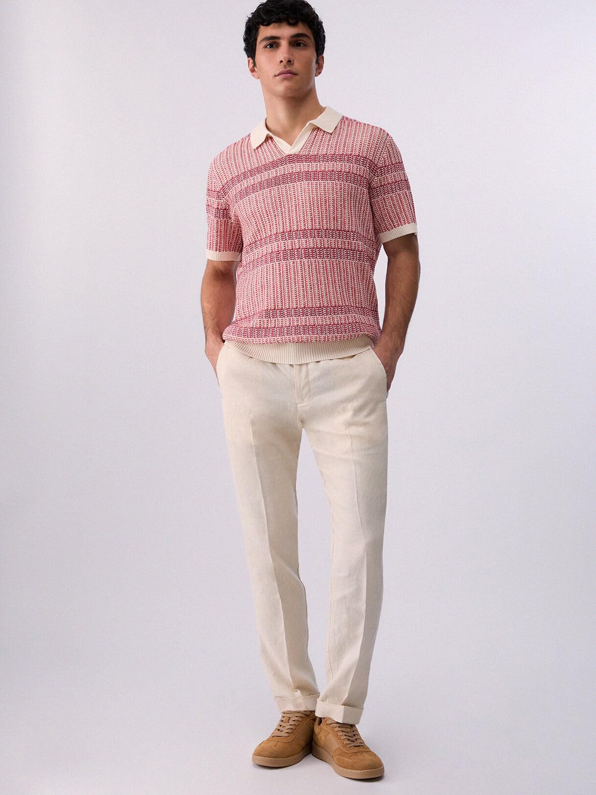 Liu Jo Pantaloni 100% Lino Uomo Taglia 44
