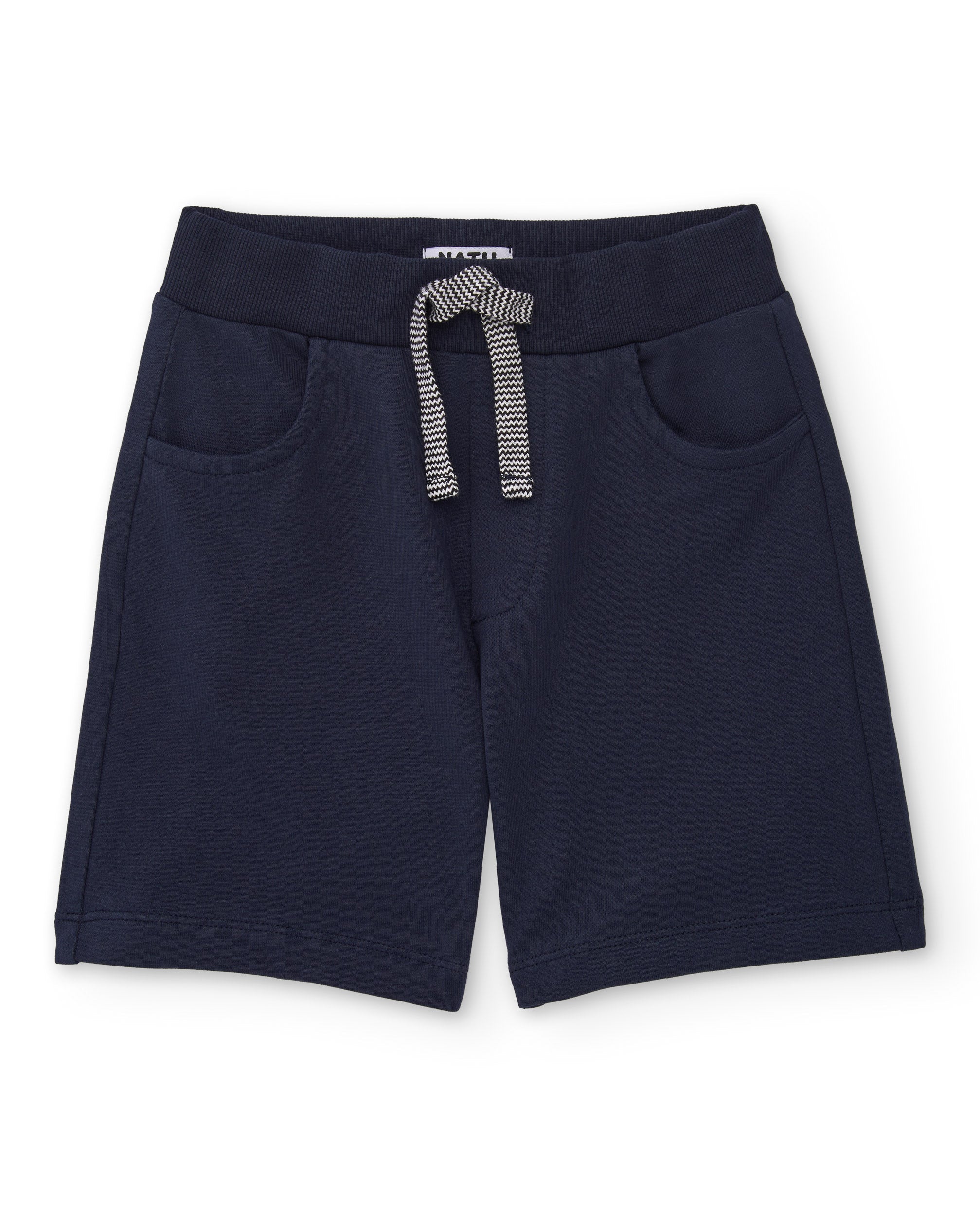 TucTuc Bermuda maglia bambino navy vita elasticizzata