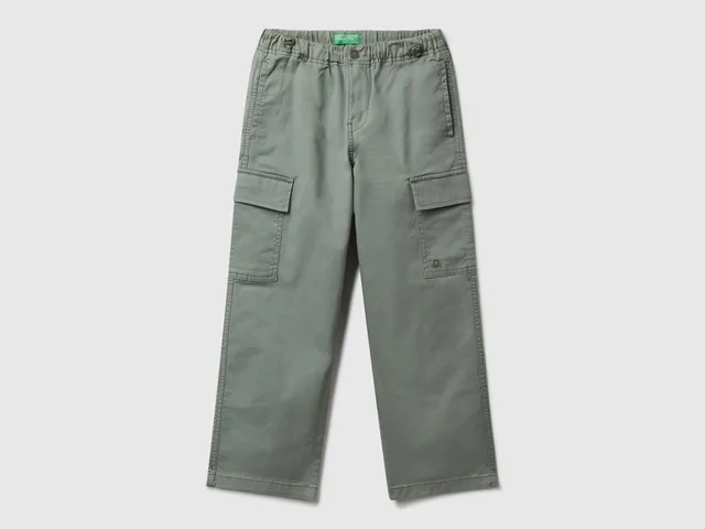 United Colors of Benetton pantaloni parachute cotone taglia S