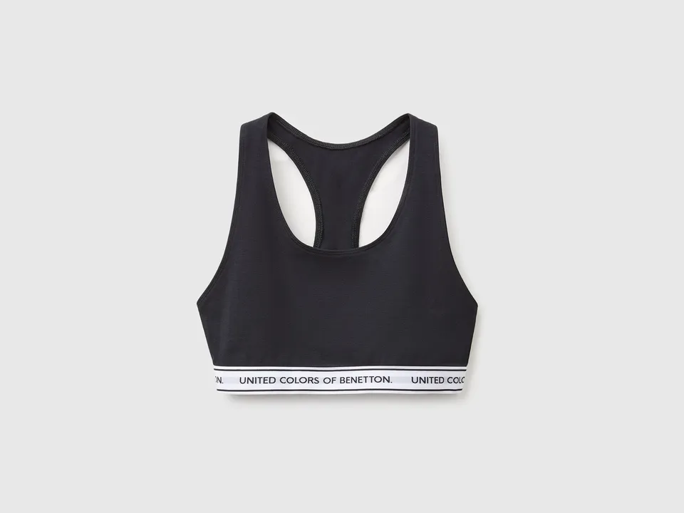 United Colors of Benetton reggiseno cotone elasticizzato sportivo