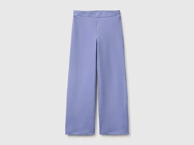 United Colors of Benetton Trousers pantaloni palazzo cotone taglia M