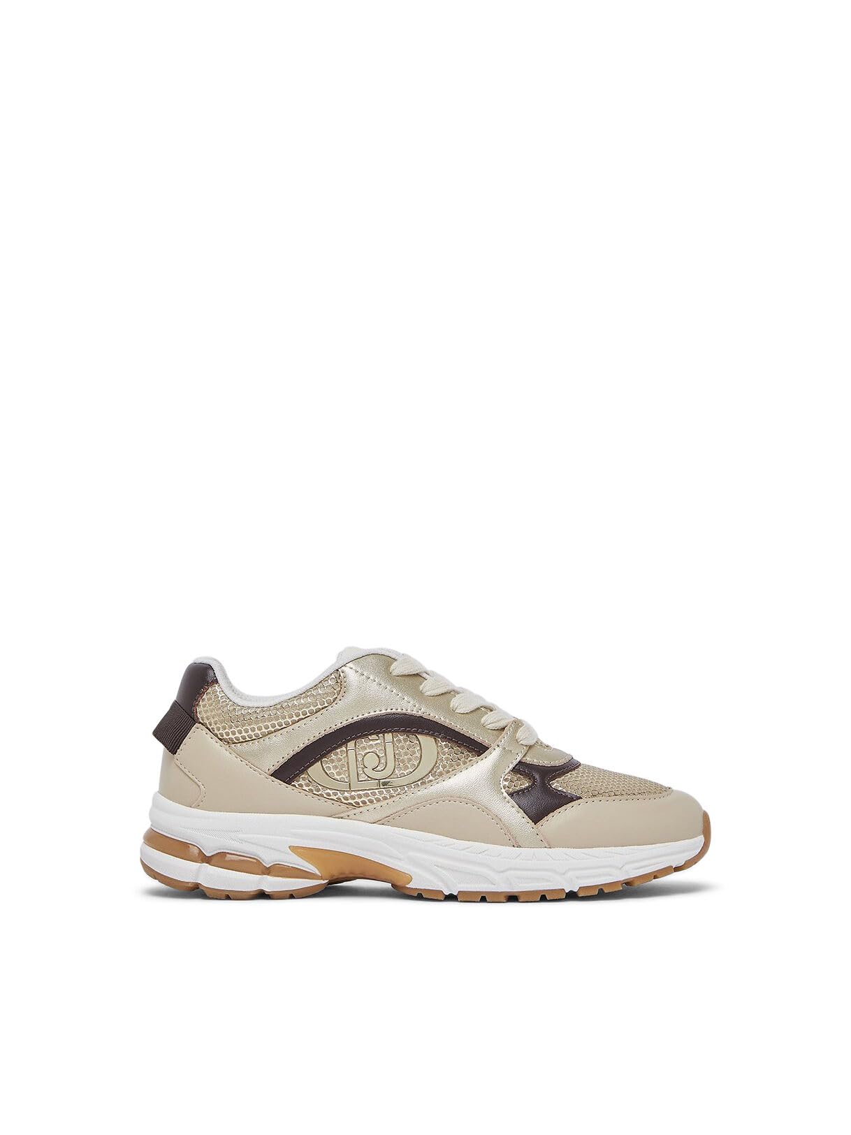 Liu Jo Scarpe Sneakers Mesh Metallizzato Bianco