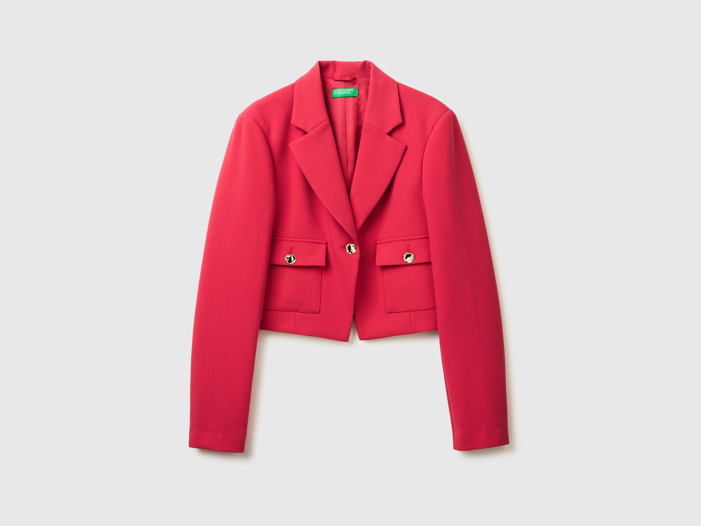 United Colors of Benetton Cropped Blazer giacca 42 viscosa