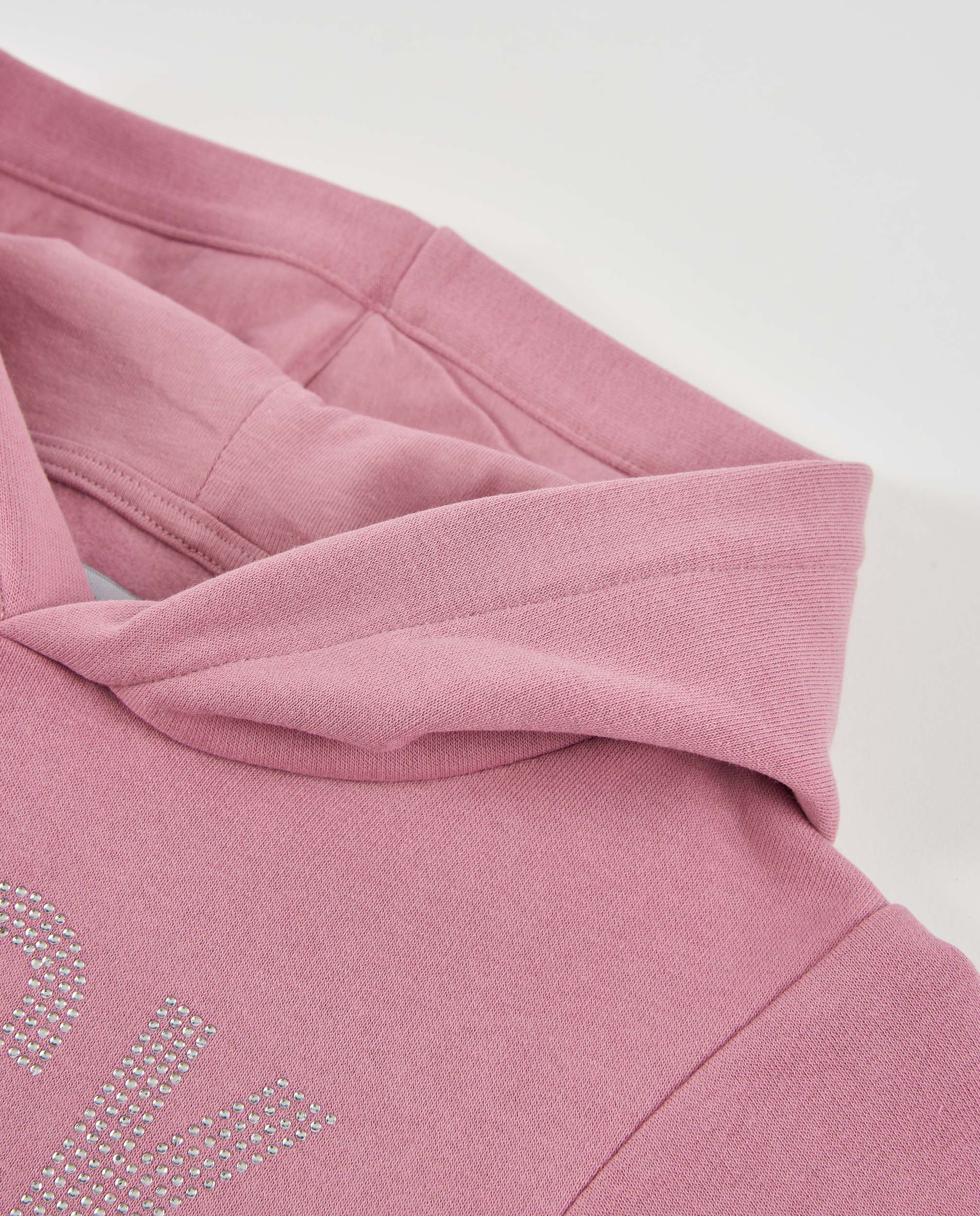 TucTuc Vestiti Vestito felpa bimba rosa cappuccio