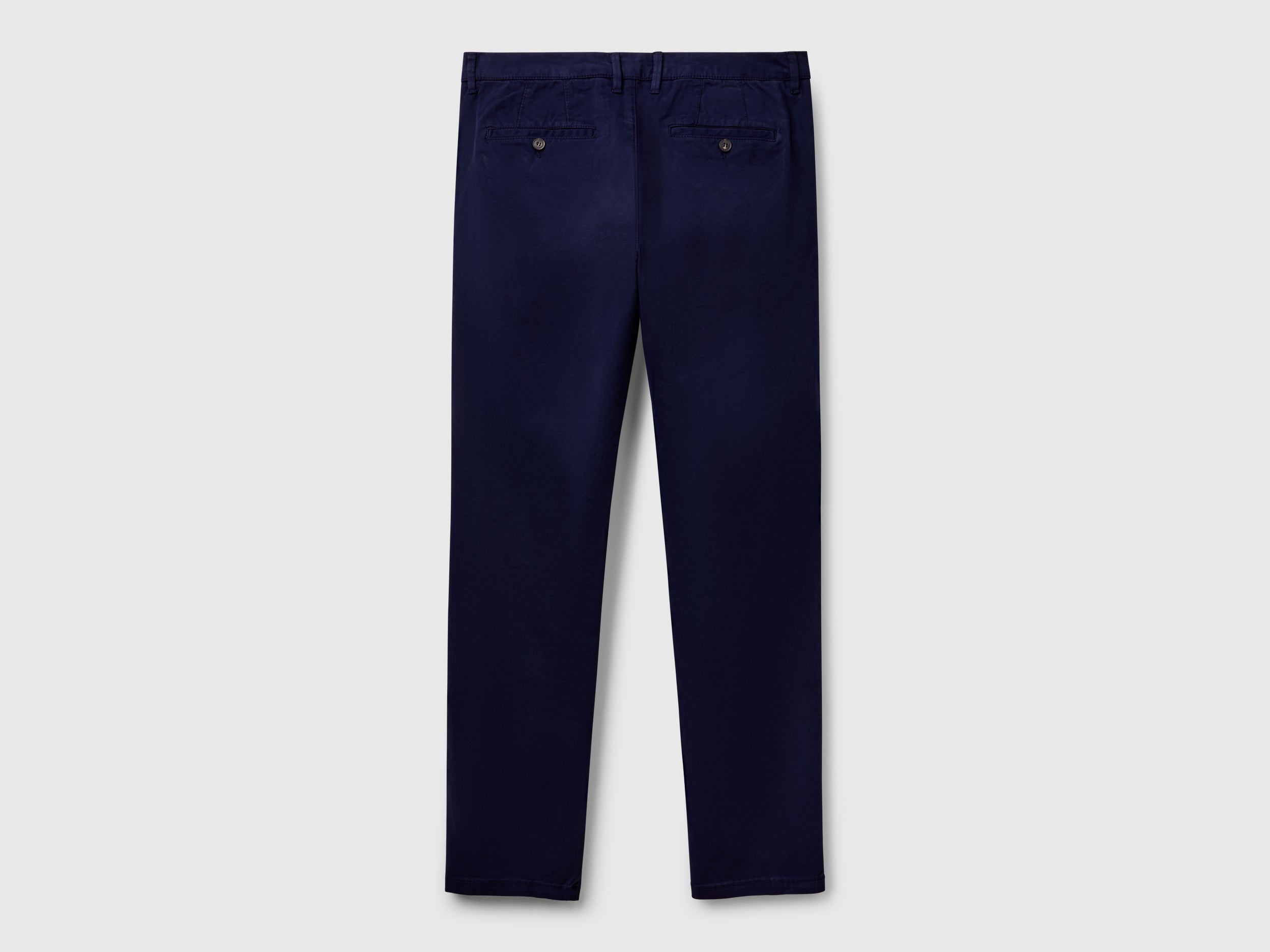 United Colors of Benetton Chino Blu Slim Uomo 50 Cotone