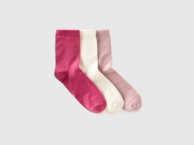 United Colors of Benetton 6GRDV7002 Calzini Cotone 39-42 3 Paia