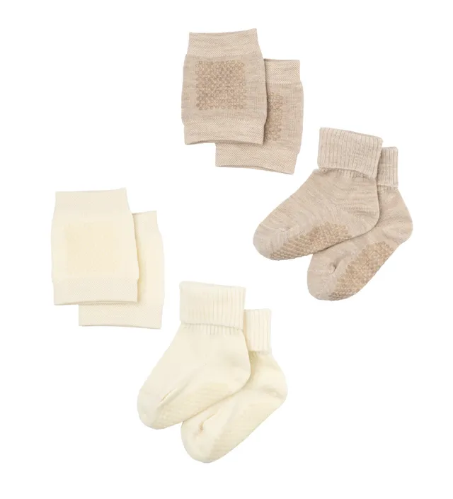 Woolly Organic Set Merino Calzini+Paraginocchia Antiscivolo NOOS