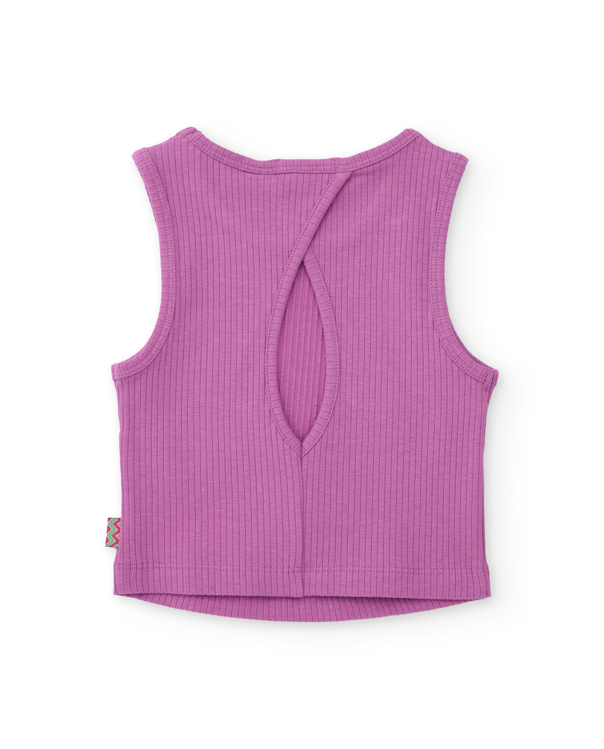 TucTuc Magliette Top bimba coste maglia lilla 8 anni