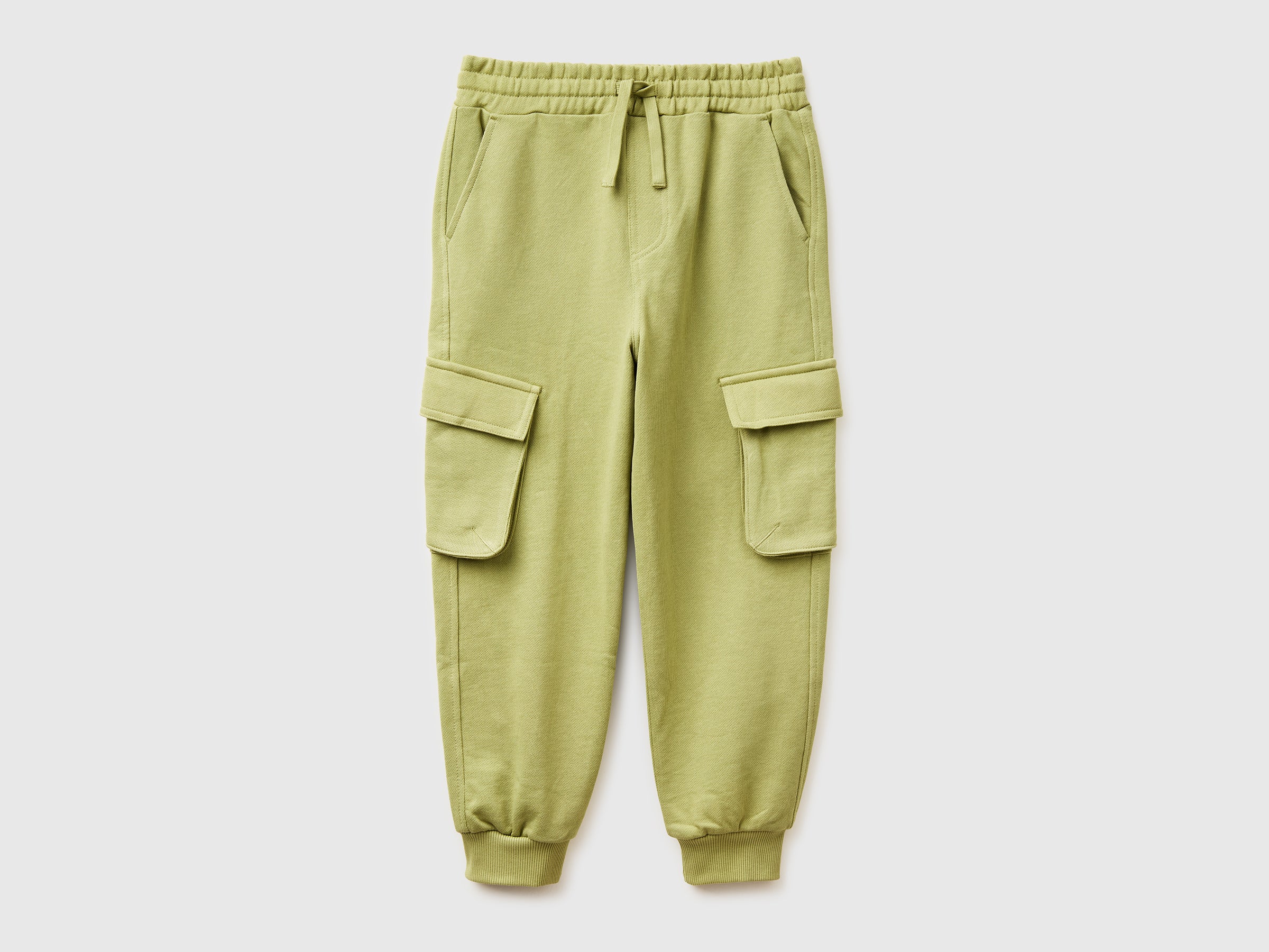 United Colors of Benetton Pantaloni Cargo Felpa Cotone Joggers