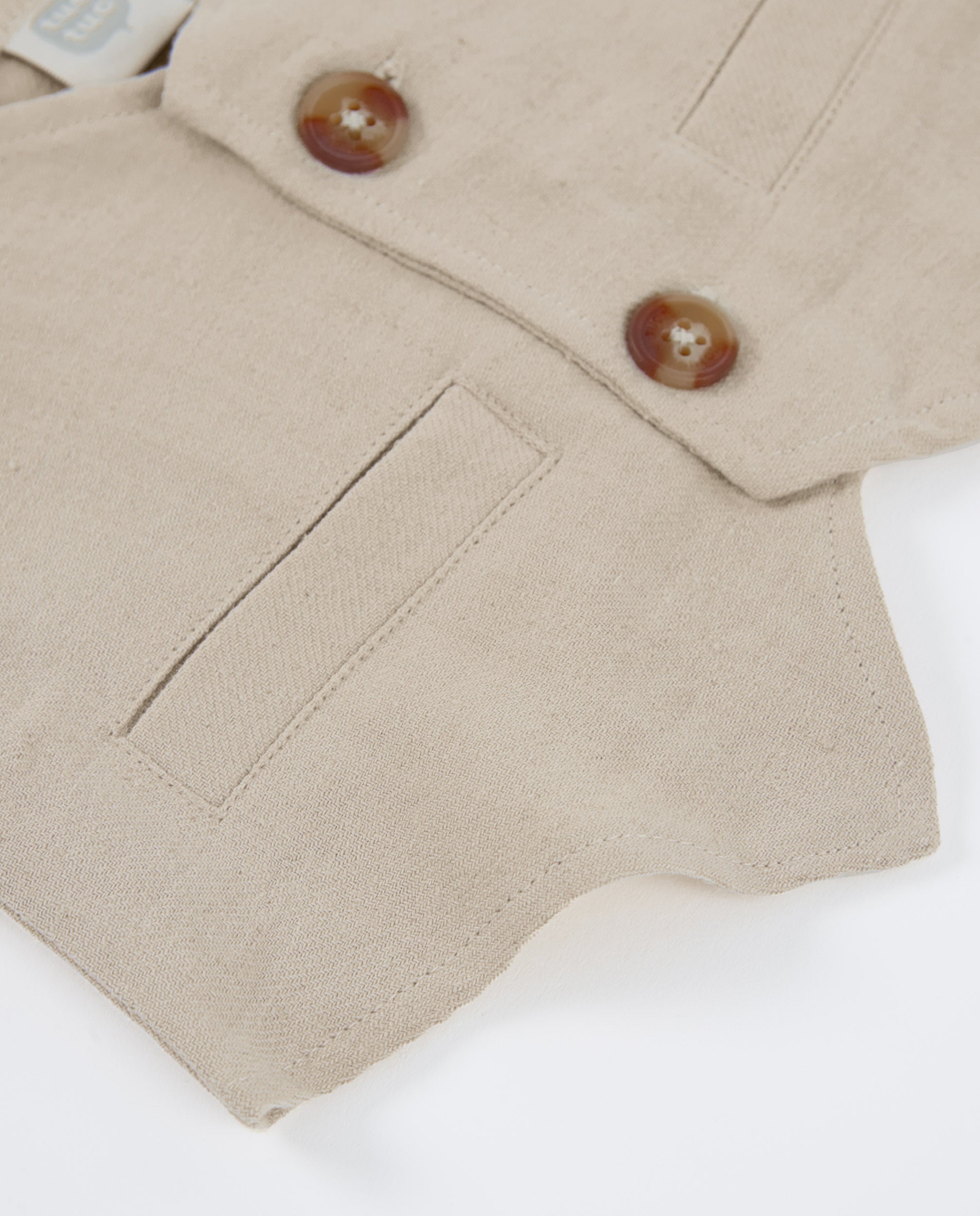 TucTuc Giacche Gilet Beige Gilet Bottoni Bambino