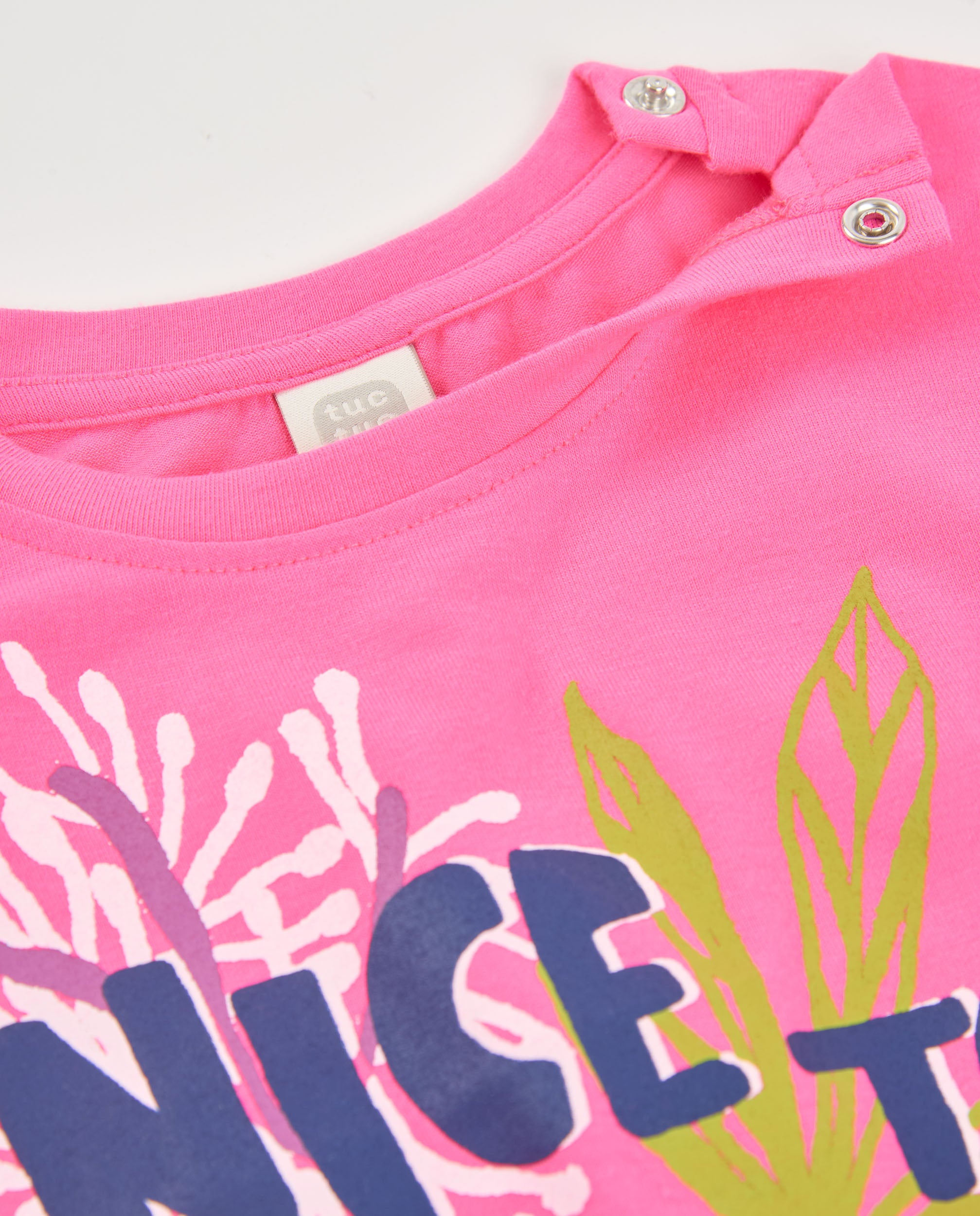 TucTuc Magliette T-shirt bambina rosa nodo marina