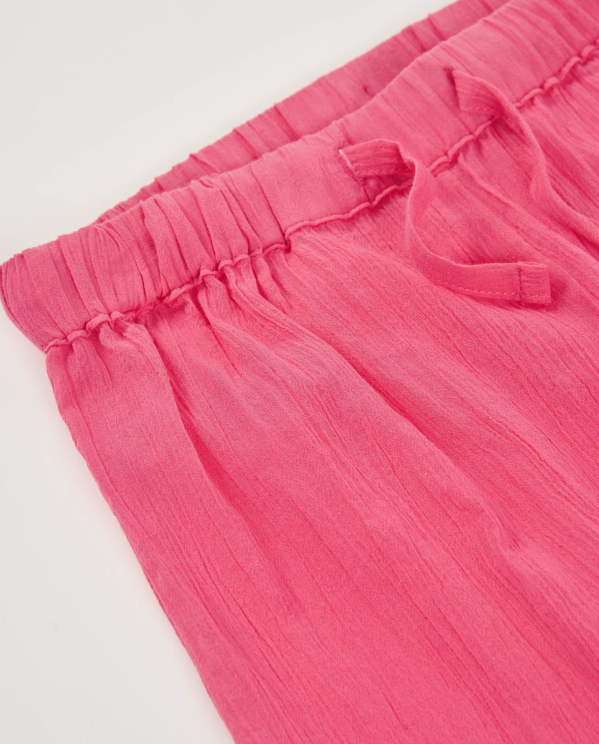 TucTuc Pantaloni Bambina Rosa Vita Elasticizzata Leggeri