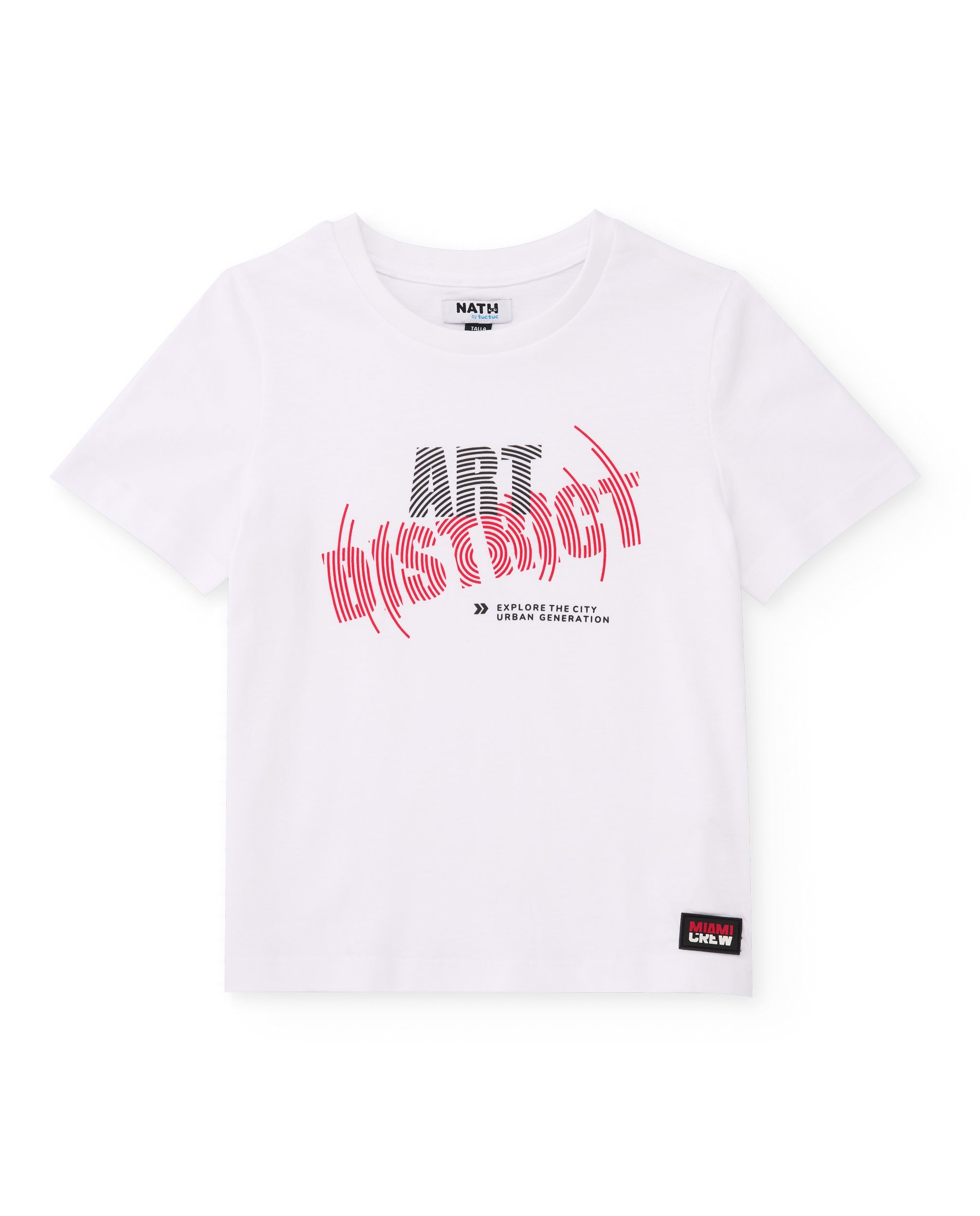 TucTuc Magliette T-shirt bambino bianca stampa jersey