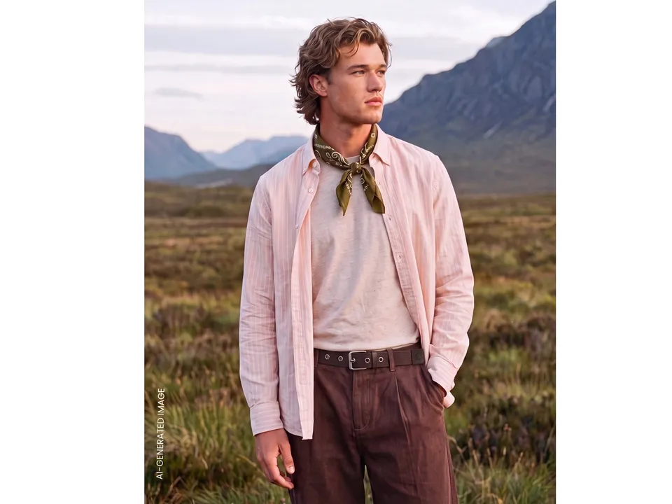 United Colors of Benetton Striped Shirt Camicia Cotone S Rigata