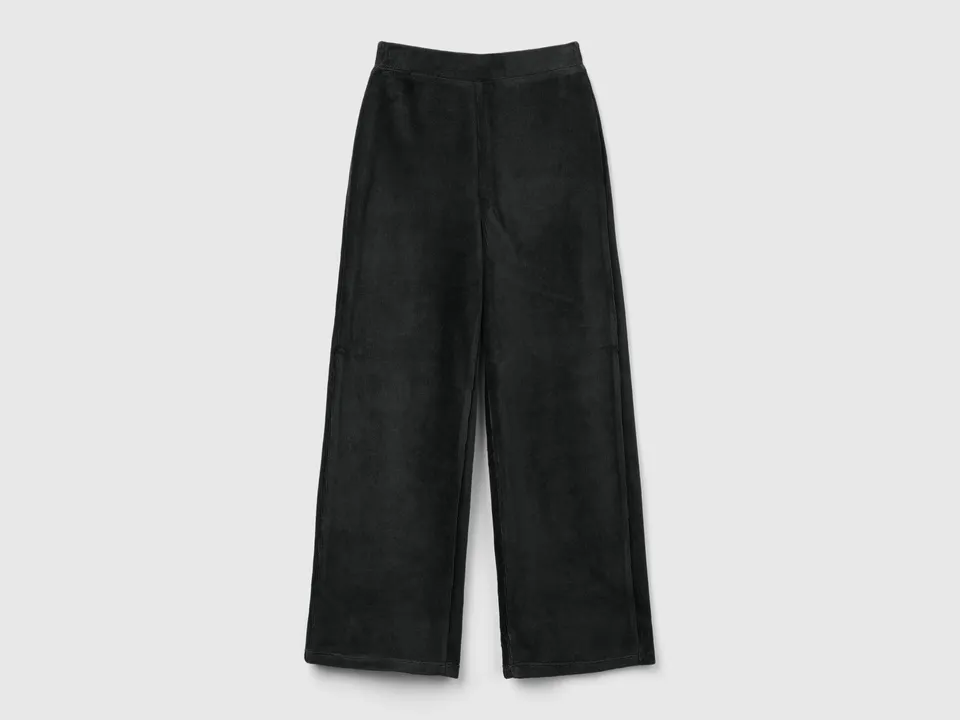 United Colors of Benetton Trousers pantaloni ciniglia M gamba larga