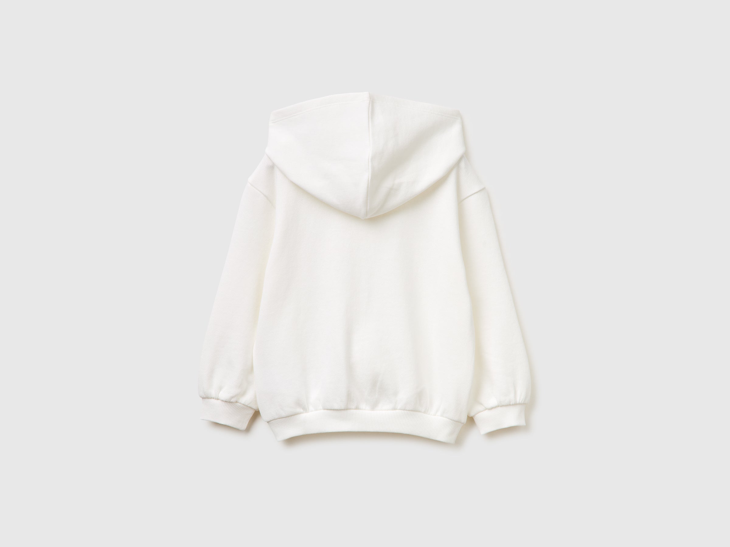 United Colors of Benetton felpa bimba cappuccio cotone ciliegia 98