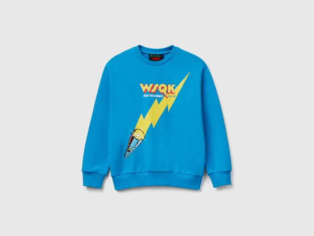 United Colors of Benetton Sweatshirts Felpa Stranger Things M cotone