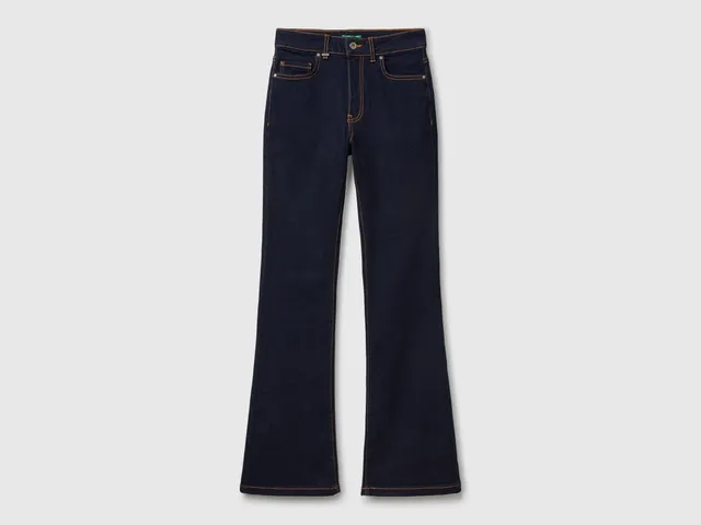 United Colors of Benetton Jeans Flare Denim Riciclato Elasticizzato
