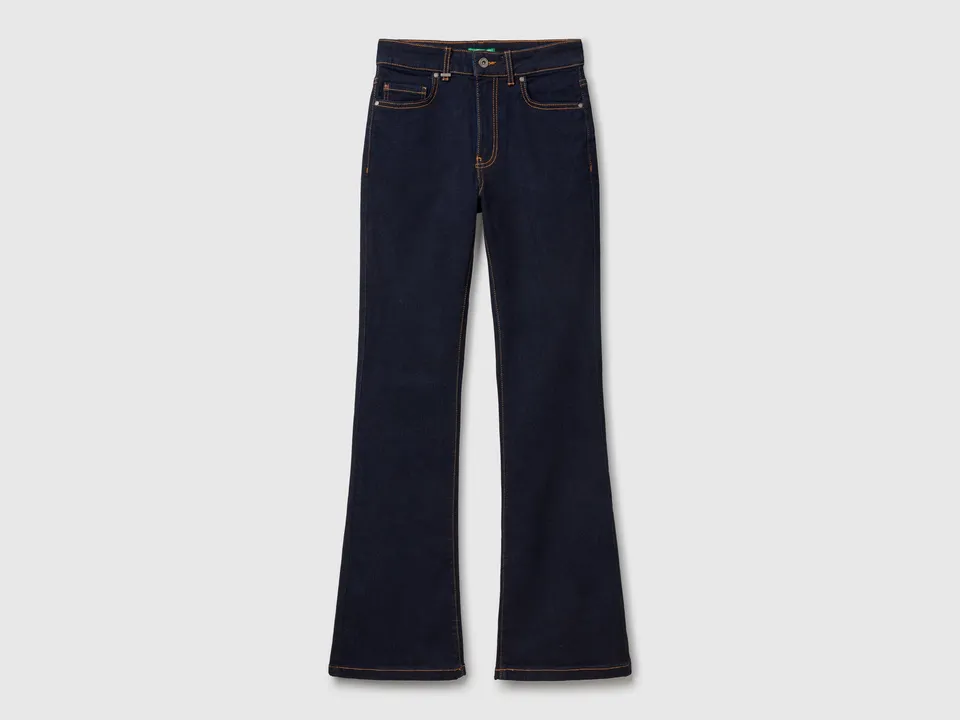 United Colors of Benetton Jeans Flare Denim Riciclato Elasticizzato