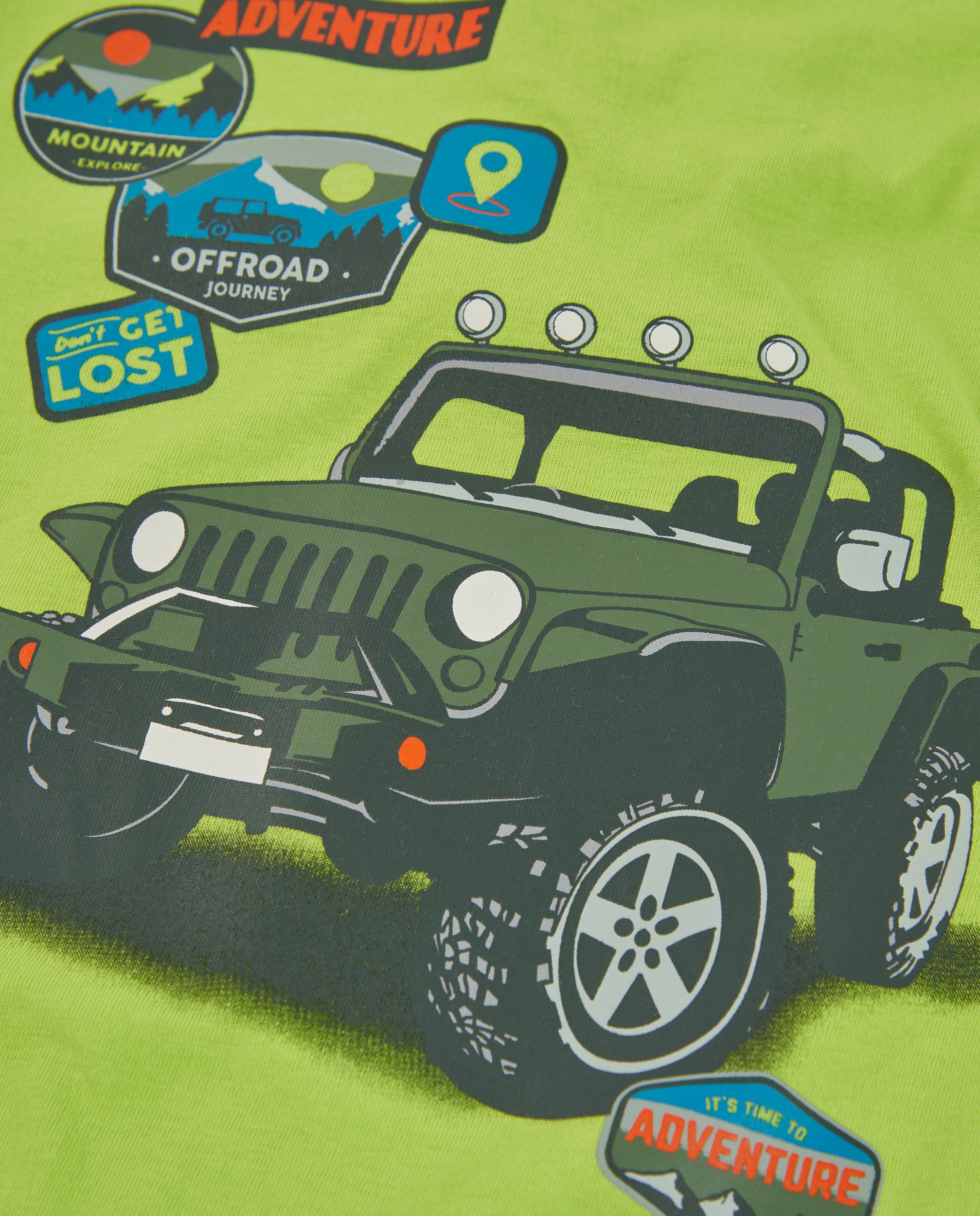 TucTuc Magliette T-Shirt Bambino Lime Avventura