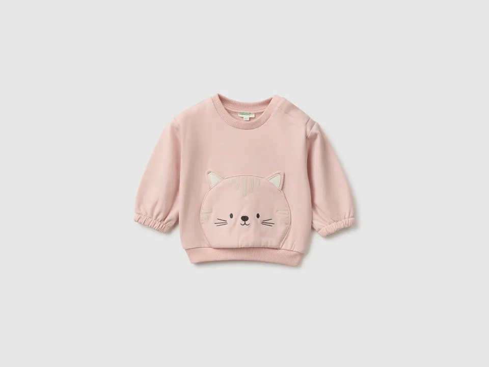 United Colors of Benetton Sweatshirts felpa neonato cotone 68