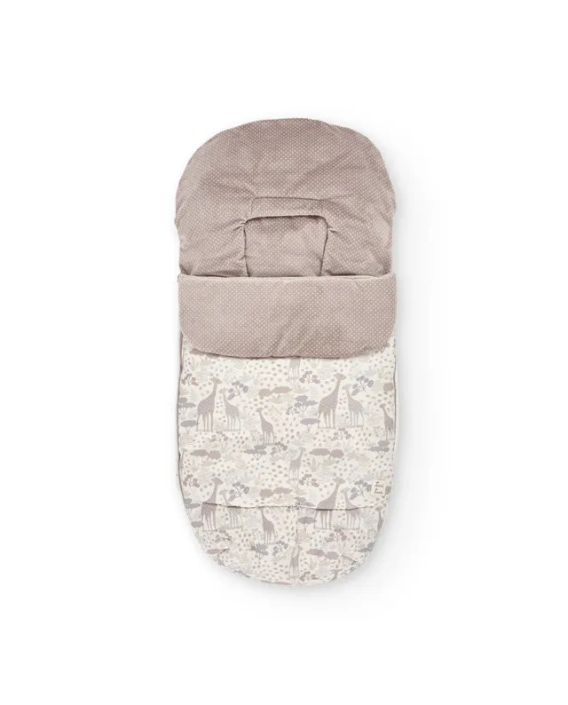 TucTuc Puericultura sacco passeggino beige stampa giraffe